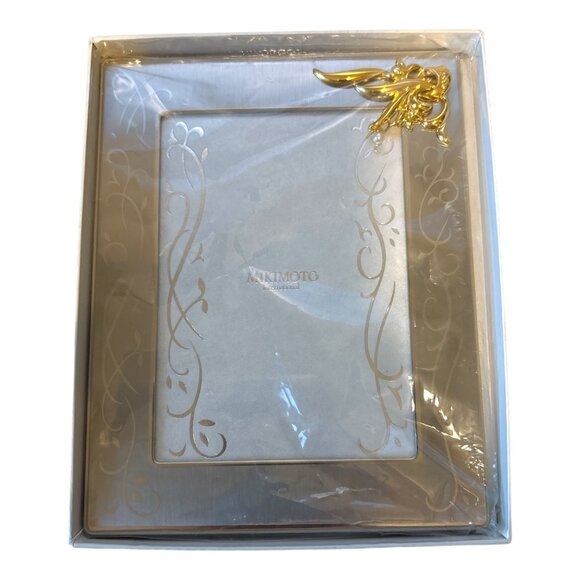 Vintage Mikimoto International Limited Edition 2004 Photo Frame Silver w/ Pearl - Picture 3 of 6